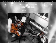 Tablet Screenshot of heathergin.com